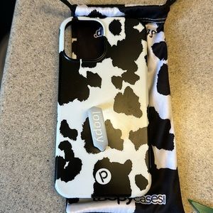 Cow print iPhone 13 Pro Max loopy case